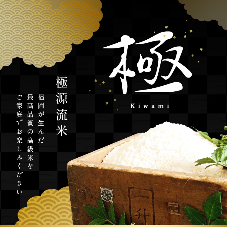 極源流米 福岡が生んだ最高品質の高級米をご家庭でお楽しみください